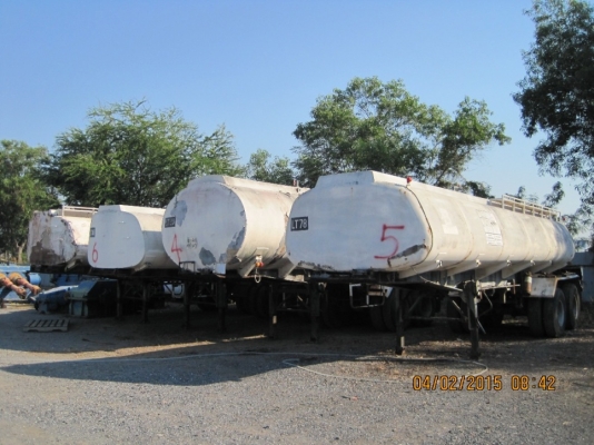 หางเทเลอร์พ่วงแทงค์สแตนเลส มีทะเบียน พร้อมชุดโอน