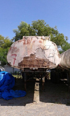 หางเทเลอร์พ่วงแทงค์สแตนเลส มีทะเบียน พร้อมชุดโอน