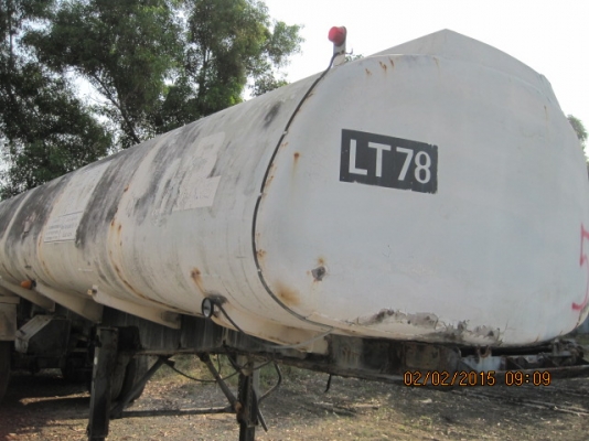 หางเทเลอร์พ่วงแทงค์สแตนเลส มีทะเบียน พร้อมชุดโอน