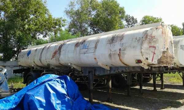 หางเทเลอร์พ่วงแทงค์สแตนเลส มีทะเบียน พร้อมชุดโอน