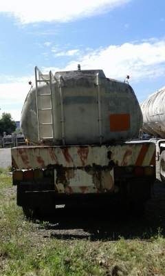 หางเทเลอร์พ่วงแทงค์สแตนเลส มีทะเบียน พร้อมชุดโอน