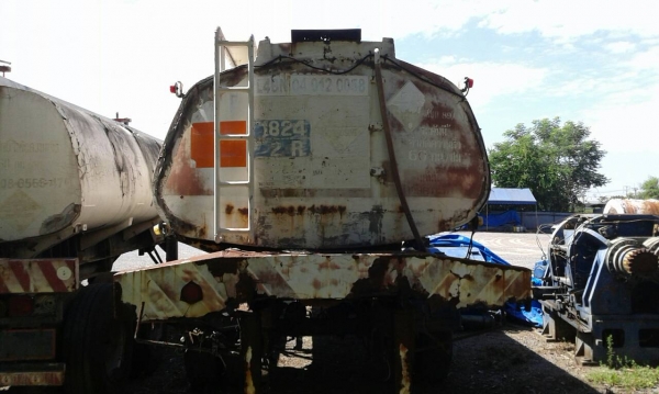 หางเทเลอร์พ่วงแทงค์สแตนเลส มีทะเบียน พร้อมชุดโอน