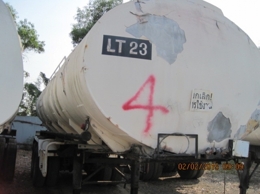 หางเทเลอร์พ่วงแทงค์สแตนเลส มีทะเบียน พร้อมชุดโอน