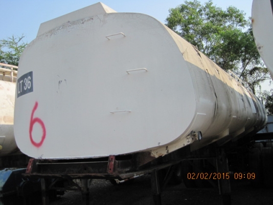 หางเทเลอร์พ่วงแทงค์สแตนเลส มีทะเบียน พร้อมชุดโอน