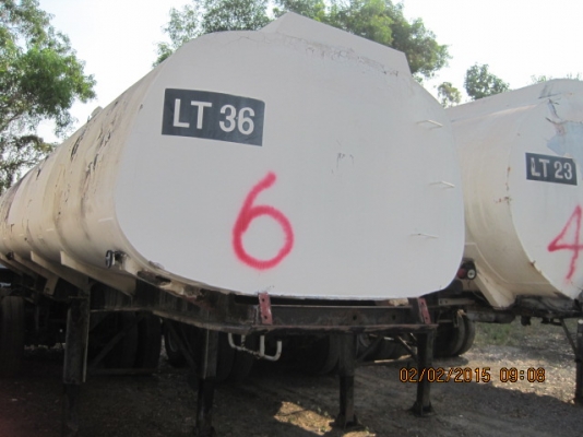 หางเทเลอร์พ่วงแทงค์สแตนเลส มีทะเบียน พร้อมชุดโอน