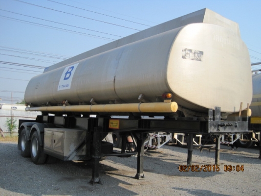 หางเทเลอร์พ่วงแทงค์สแตนเลส มีทะเบียน พร้อมชุดโอน