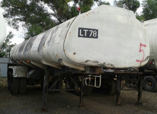 หางเทเลอร์พ่วงแทงค์สแตนเลส มีทะเบียน พร้อมชุดโอน