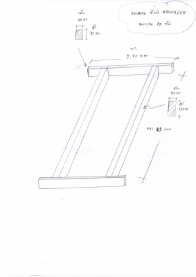 รางเครน ขนาด 10 ตัน ยี่ห้อ Kawaden