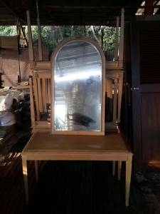 โต๊ะเครื่องแป้งไม้สัก โต๊ะเครื่องแป้งไม้สัก