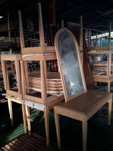 โต๊ะเครื่องแป้งไม้สัก โต๊ะเครื่องแป้งไม้สัก