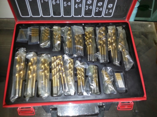 ขาย ชุดดอกสว่าน HSS-TiN 1-10 mm.