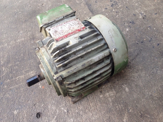 ขายมอเตอร์ mitsubishi 1HP. 380V 1450RPM. สภาพดี เดิมๆวิ่งนิ่ม พร้อมใช้งาน