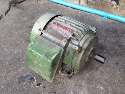 ขายมอเตอร์ mitsubishi 1HP. 380V 1450RPM. สภาพดี เดิมๆวิ่งนิ่ม พร้อมใช้งาน