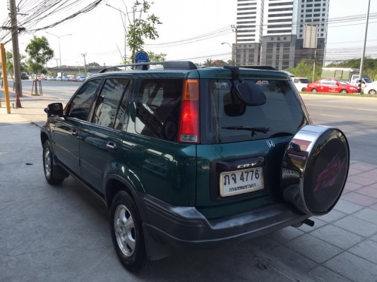 HONDA CRV ปี 1999 รถสวยเดิม ติดแก็ส LPG หัวฉีด ARIBAG คู่หน้า เบรคระบบ ABS กระจกไฟฟ้า แอร์เย็น เครื่องเดิมวิ่งดี ช่วงล่างแน่น ล้อ MAX เบาะสภาพสวย สีสวย รถพร้อมใช้งาน จัดไฟแนนได้