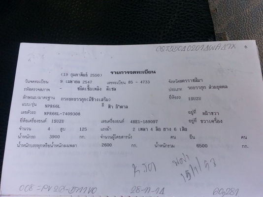 ขายISUZU NPR125แรง เครื่องดี แคชซีสวย เฟืองท้ายใหญ่F สภาพพร้อมใช้งาน เอกสารพร้อมโอน จัดไฟแนนซ์ได้ เงื่อนไขง่ายๆวันเดียวรับรถ สนใจโทร 090-8588220คุณนะ 093-3258446คุณบิวตี้ ID:narong498 หรือ www.truck.in.th/498 หรือfb:ณรงค์ ซื้อขายรถมือสอง (เว็บไซต์ส่วนตัว)