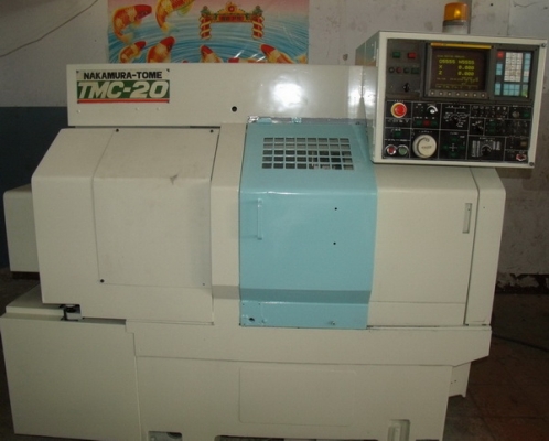 ขายถูกด่วน CNC LATHE NAGAMURA FANUC OT หัวจับ 8 นิ้ว มียันศูนย์ TURRET 8 TOOLS ขายถูก ๆ ครับ รีบขายครับ