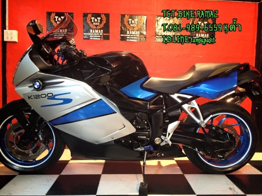 T&amp;T BIKE RAMA2ขายBMW K1200s 2007 ABS ทะเบียนแท้ สมอราคา 390000 เท่านั้น