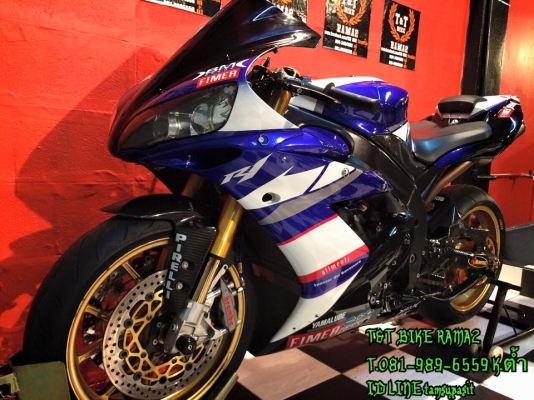 T&T BIKE RAMA2 ขายYAMAHA R1 ปี2004 สเปคเมกา ทะเบียนแท้ๆมาพร้อมของเเต่ง แท้ทั้งคันในราคา 369000 T&T BIKE RAMA2 ขายYAMAHA R1 ปี2004 สเปคเมกา ทะเบียนแท้ๆมาพร้อมของเเต่ง แท้ทั้งคันในราคา 369000
