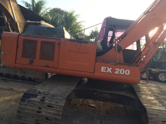 EX200-1 เล่มทะเบียน รถดีมาก เครื่องเดิม นิ่มมาก เอวแน่น..โซ่เต็ม ช่วงส่างสวย...บูมอามสวย ตัวเดินแรง...