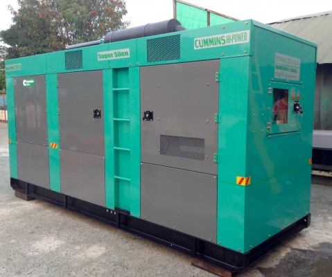 เครื่องปั่นไฟCUMMINS 250 KVA.mad in USA.รับประกัน12เดือน