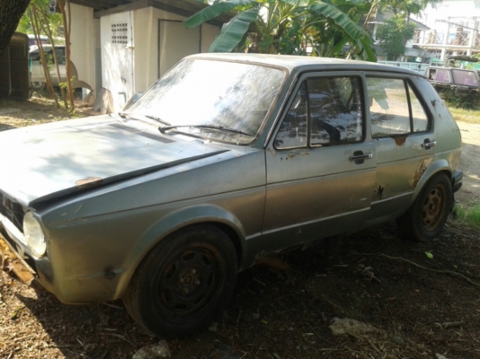 โฟล์ค กอฟ์ล MK1 ปี 76 ทะเบียนโอน ขาดปี 51 สภาพผุ เครื่อง 4ag ลงเล่ม