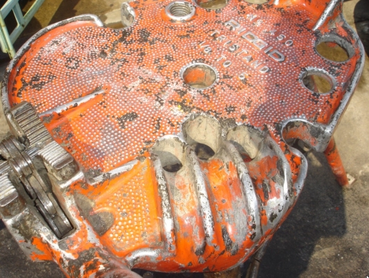 ขายปากกาจับท่อแบบโซ่พร้อมขาตั้ง, RIDGID รุ่น 450 และมีที่ดัดท่อถึง 3 ขนาด