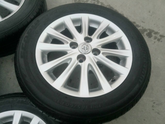 ขายล้อแม็กTOYOTA VIOS12 ก้านยางBRIDGESTONE  ปี13 4 ล้อ