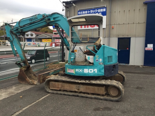 KUBOTA  RX 501  5 ตัน เครื่องนิ่มติดงา่ย