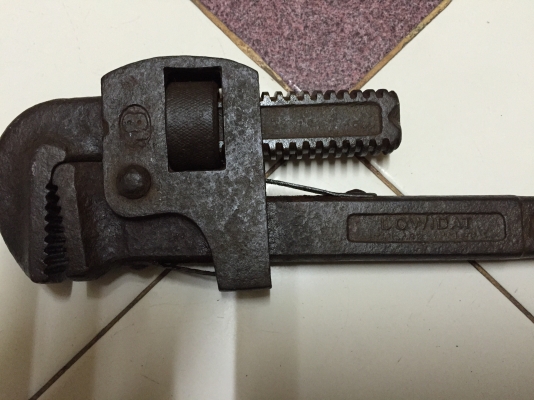 ขายประแจจับแป๊บรุ่นโบราณยี่ห้อDOWIDATผลิตที่made in germanyขนาดเบอร์18นิ้วครับ ขายประแจจับแป๊บรุ่นโบราณยี่ห้อDOWIDATผลิตที่made in germanyขนาดเบอร์18นิ้วครับ