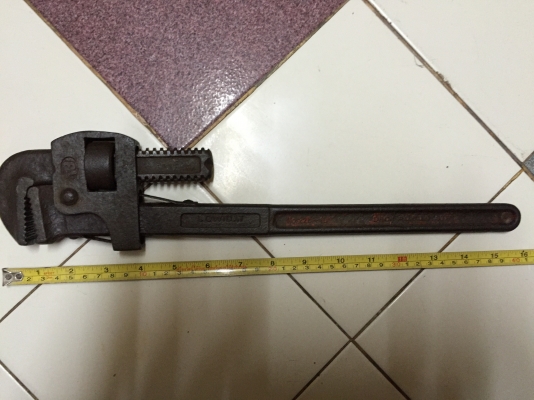 ขายประแจจับแป๊บรุ่นโบราณยี่ห้อDOWIDATผลิตที่made in germanyขนาดเบอร์18นิ้วครับ ขายประแจจับแป๊บรุ่นโบราณยี่ห้อDOWIDATผลิตที่made in germanyขนาดเบอร์18นิ้วครับ