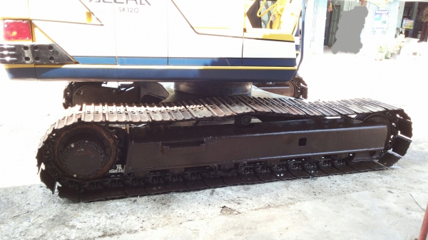 ขายด่วนรถแม็คโครKOBELCOSK120MARK///มาร์ทีชั่วโม่งทำงานน้อยมีลายหัวกระเเทก รถนอกนำเข้าไม่เคยใช้งานในเมืองไทยเลย