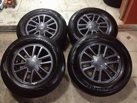 ล้อป้ายแดงIsuzu ขอบ16 พร้อมยาง Bridgestone 215/70/16 ปี14