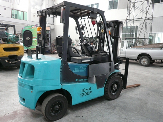 ขายรถโฟล์คลิฟท์ SUMITOMO รุ่น 11FD25 ราคา 275,000 บาท นำเข้าจากประเทศญี่ปุ่น 100\% ไม่เคยใช้งานในประเทศไทย