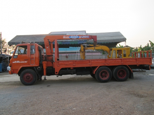 ISUZU-FVM32.10ล้อ.เครื่อง6HE1-195เครน3,5ตันยาว7,20เมตรสภาพสวยพร้อมใช้.ราคา-770,000