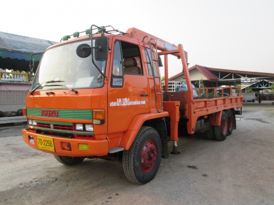 ISUZU-FVM32.10ล้อ.เครื่อง6HE1-195เครน3,5ตันยาว7,20เมตรสภาพสวยพร้อมใช้.ราคา-770,000