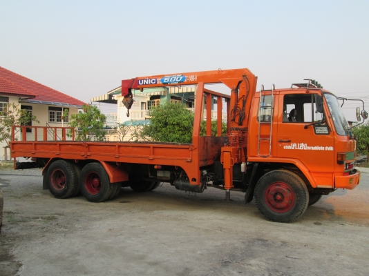 ISUZU-FVM32.10ล้อ.เครื่อง6HE1-195เครน3,5ตันยาว7,20เมตรสภาพสวยพร้อมใช้.ราคา-770,000