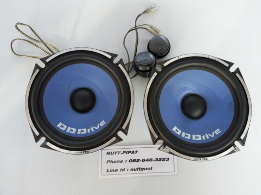 ชุดลำโพงแยกชิ้น Alpine DDC-1758 พร้อมทวิสเตอร์ จากญี่ปุ่น