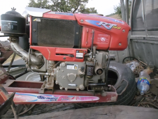 ลิงลม3เกียร์ + คูโบต้า RT 100(10 แรง )สวย เดิมๆ เครื่องไม่เคยเปิด