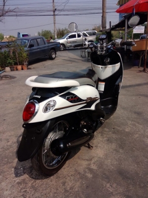 Yamaha Fino ลาย PS สี ขาว-ดำ สวยๆเดิมๆราคาถูกๆคร๊าบบ