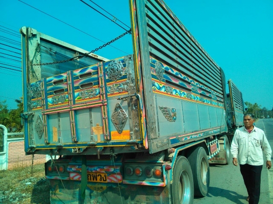 ขายรถบรรทุก 22 ล้อพ่วงแม่ลูกดัมพ์ HINO MEGA 344 แรงม้าปี 2555 ลูกพ่วง 3 เพลาซีทีทรัค ราคา 2950000