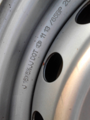 กะทะ 6 รูพร้อมยาง ชุด 4 ล้อ tel.081-427-3941