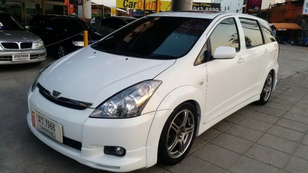 TOYOTA WISH ปี 2004 ตัว TOP หลังคา sunloob ขายรถสวย ARIBAG คู่ เบรคระบบ ABS กระจกไฟฟ้า เบาะหนัง แอร์เย็น ระบบไฟใช้งานปกติ เครื่องดี ช่วงล่างแน่น ล้อ MAX แต่งสวยๆ ภายในสวย สีสวย รถพร้อมใช้งาน จัดไฟแนนได้ ฟรีดาวน์