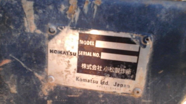 KOMUTSU PC 60 KOMUTSU PC 60
