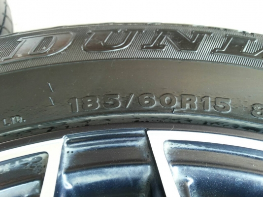 ล้อแม็คเดิม VIOS TRD SPORTIVO 2013 พร้อมยาง DUNLOP 185-60R15 40ปี12 ล้อแม็คเดิม VIOS TRD SPORTIVO 2013 พร้อมยาง DUNLOP 185-60R15 40ปี12