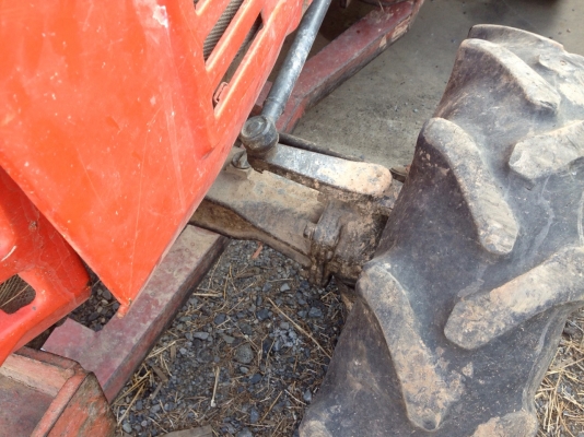 Kubota L2605 เก่าไทย ใบมีดดันดิน พร้อมผาน 6