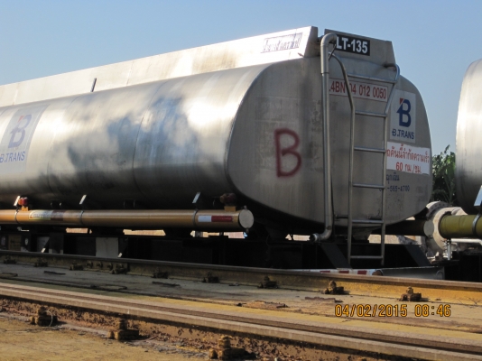 หางเทเลอร์แสตนเลส บรรจุน้ำ มีทั้งหมด 7 คัน