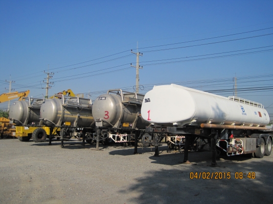 หางเทเลอร์แสตนเลส บรรจุน้ำ มีทั้งหมด 7 คัน