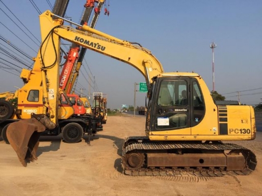 ขายรถแบคโฮ KOMATSU PC130-6K ระบบไฟฟ้าครบ แทรค 70 ซม. สภาพสวยพร้อมใช้ นำเข้าจากญี่ปุ่น มีVDOการทำงาน