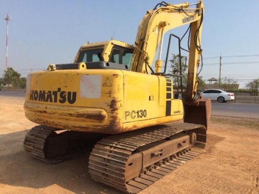 ขายรถแบคโฮ KOMATSU PC130-6K ระบบไฟฟ้าครบ แทรค 70 ซม. สภาพสวยพร้อมใช้ นำเข้าจากญี่ปุ่น มีVDOการทำงาน