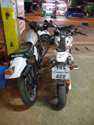 Suzuki TS125cc&amp;Sacas 125cc เชิญชม